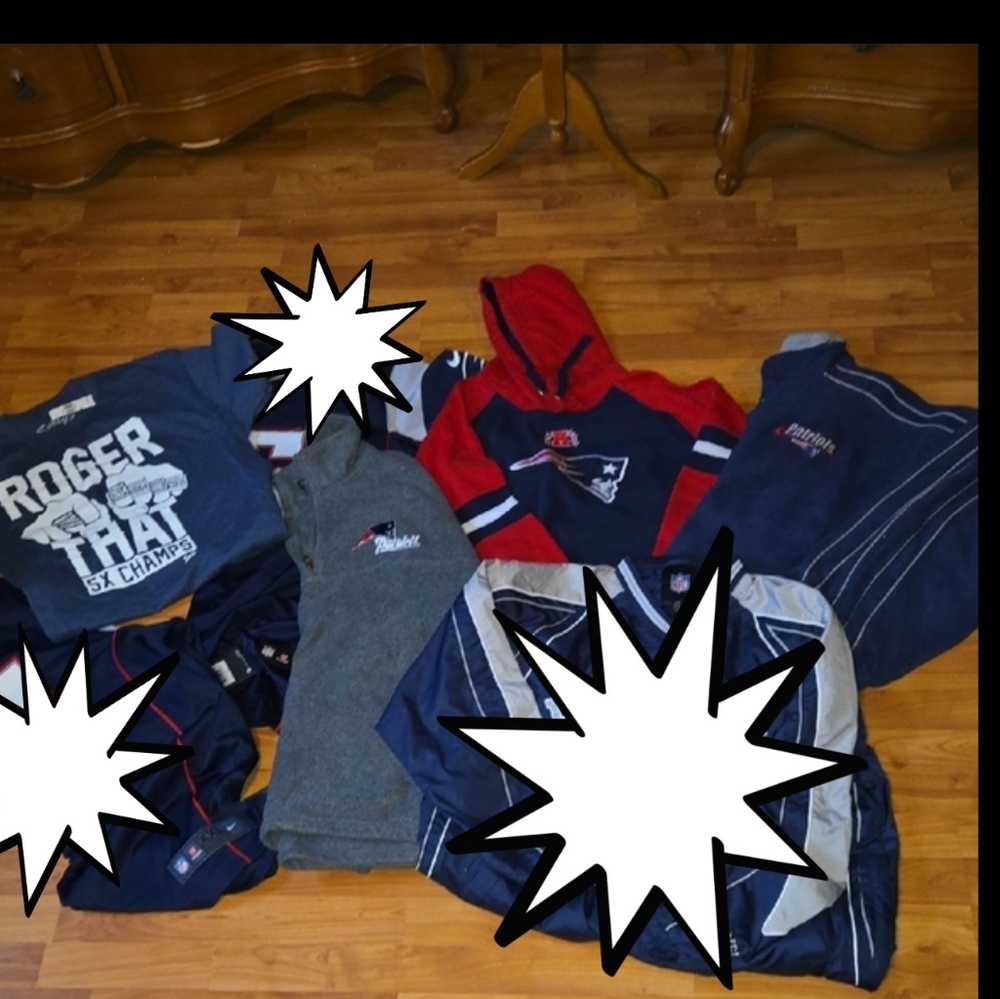 NEW ENGLAND PATRIOTS GEAR BUNDLE
